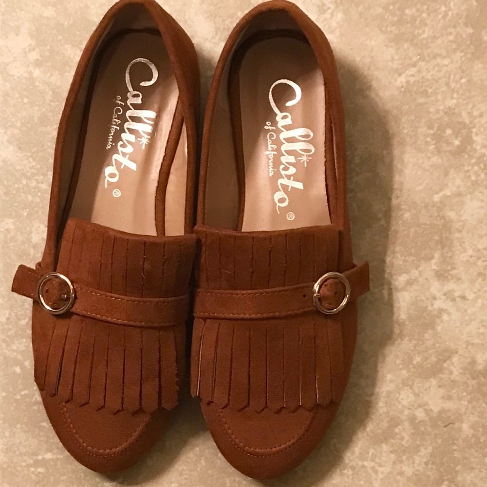 Callisto Tan suede shoes
